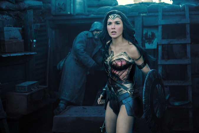 GAL GADOT as Diana in the action adventure "WONDER WOMAN," a Warner Bros. Pictures release.