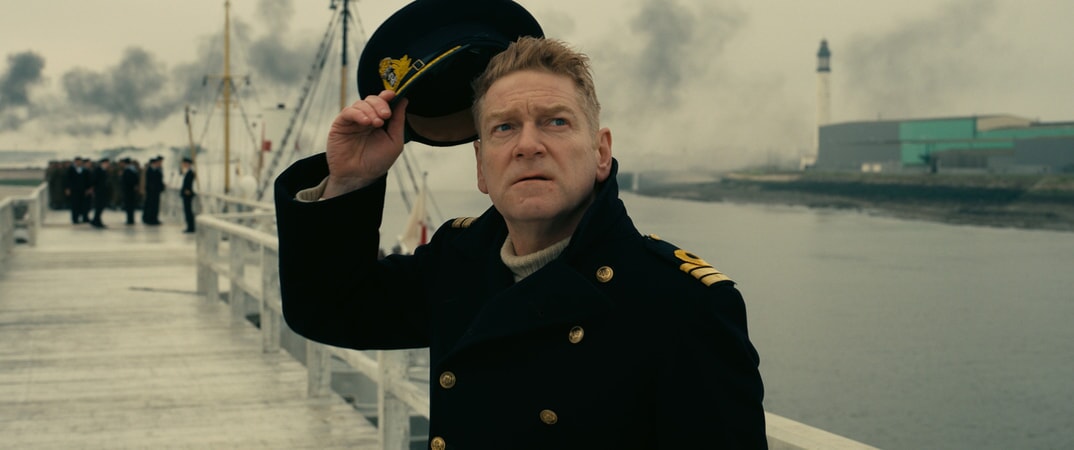 KENNETH BRANAGH as Commander Bolton in the Warner Bros. Pictures action thriller "DUNKIRK," a Warner Bros. Pictures release.