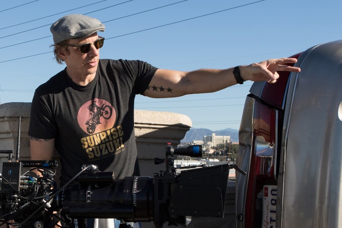 Writer/director/star DAX SHEPARD behind the scenes on Warner Bros. Pictures' action comedy "CHIPS," a Warner Bros. Pictures release.