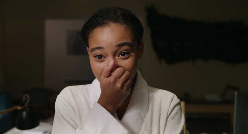 AMANDLA STENBERG as Maddy in the Warner Bros. Pictures and Metro-Goldwyn-Mayer Pictures romantic drama "EVERYTHING, EVERYTHING," a Warner Bros. Pictures release.