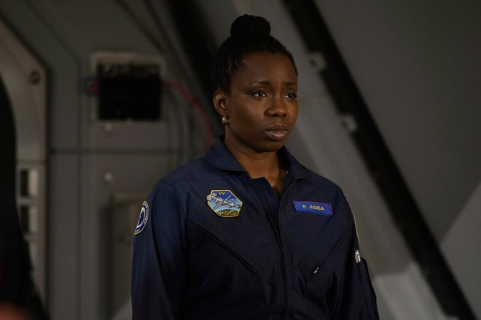 ADEPERO ODUYE as Eni Adisa in Warner Bros. Pictures' and Skydance's suspense thriller "GEOSTORM," a Warner Bros. Pictures release.