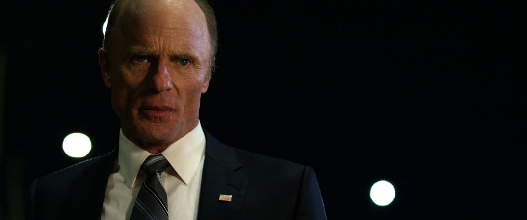 ED HARRIS as Secretary of State Leonard Dekkom in Warner Bros. Pictures' and Skydance's suspense thriller "GEOSTORM," a Warner Bros. Pictures release.