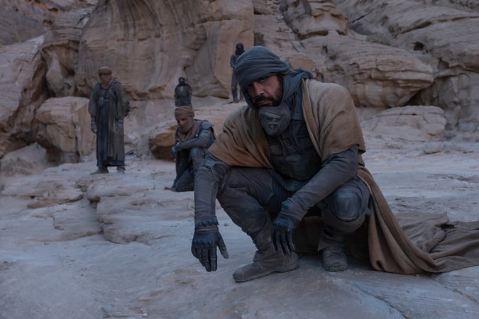 (Front) JAVIER BARDEM as Stilgar in Warner Bros. Pictures’ and Legendary Pictures’ action adventure “DUNE”