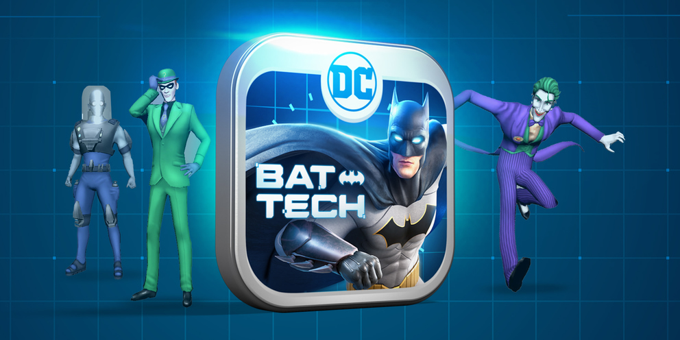 Cartoon Network - The DC: Batman Bat-Tech Edition app features