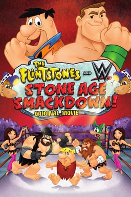 Flintstones and WWE Stone Age Smackdown keyart 
