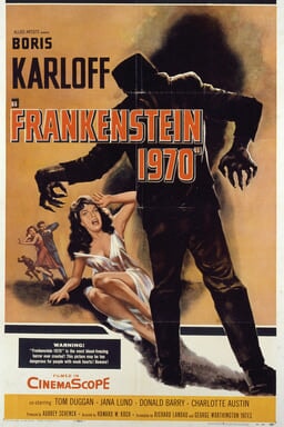 Frankenstein 1970 - Key Art