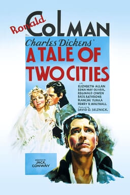 A Tale of Two Cities (1935) - Blue background with Ronal Colman, Jack Conway, Elizabeth Allen