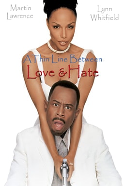 A Thin Line Between Love and Hate - Martin Lawrence, Lynn Whitfield in white dress and tuxedo