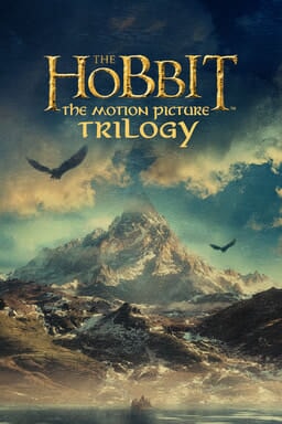 The Hobbit: Motion Picture Trilogy - Mountain peak with soaring eagles and cloudy skies