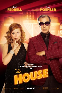 The House poster with Amy Poehler and Will Ferrell in formal attire