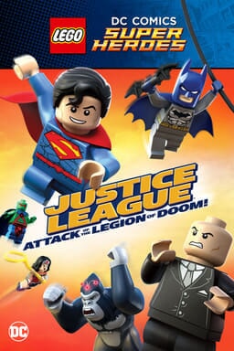 lego dc justice league attack of the legion of doom dvd with figure