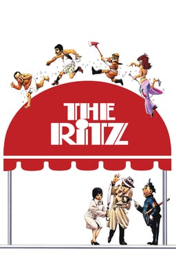 The Ritz - Beneath the lobby cover with people characters on top and three below