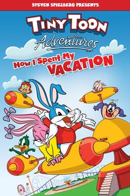 Tiny Toon Adventures: How I Spent My Vacation - Tiny Toons on roller coaster space ship ride happy