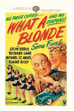 What A Blonde - Key Art