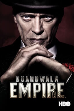 Boardwalk Empire: Season 3 - Steve Buscemi as Enoch 'Nucky' Thompson hands clasped in a glare