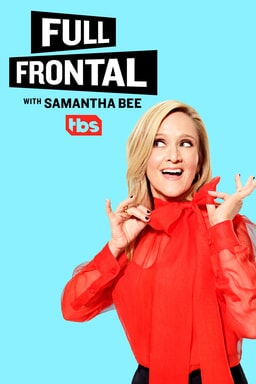 Full Frontal with Samantha Bee: Volume 13 - Samantha Bee in red shirt and blue background
