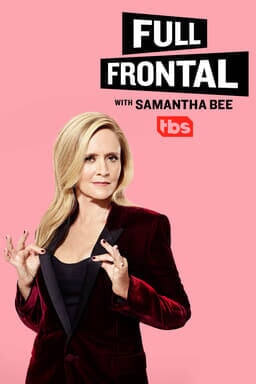 Full Frontal with Samantha Bee: Volume 14 - Samantha Bee in black and red jacket with pink backgroun