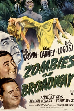 Zombies on Broadway keyart