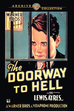 The Doorway To Hell - Warner Acrhive Collection - with Lewis Ayres behind bars - Drawing