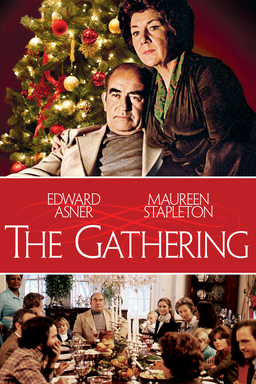 The Gathering (1977) - Edward Asner and Maureen Stapleton cozy up and below picture at dining table