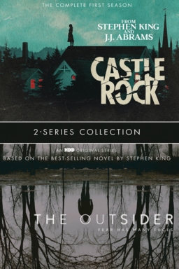 Two-Pack: The Outsider &amp; Castle Rock - Key Arts layered over the other