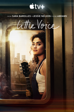 Little Voice: Season 1 - Sara Bareilles, Jessie Nelson., J.J. Abrams, Girl holding guitar on train
