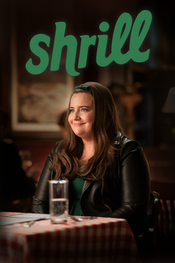 Shrill: Season 3 - Aidy Bryant as Annie wearing a green head band with green shirt and black leather
